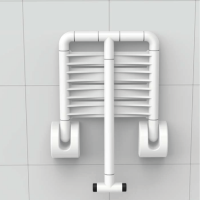 MC160-200 Klappbarer Duschsitz mit Bodenstütze